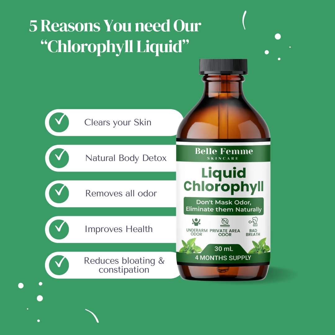 Liquid Chlorophyll "Bye Bye Odor" (Body Deodorizing Supplement)