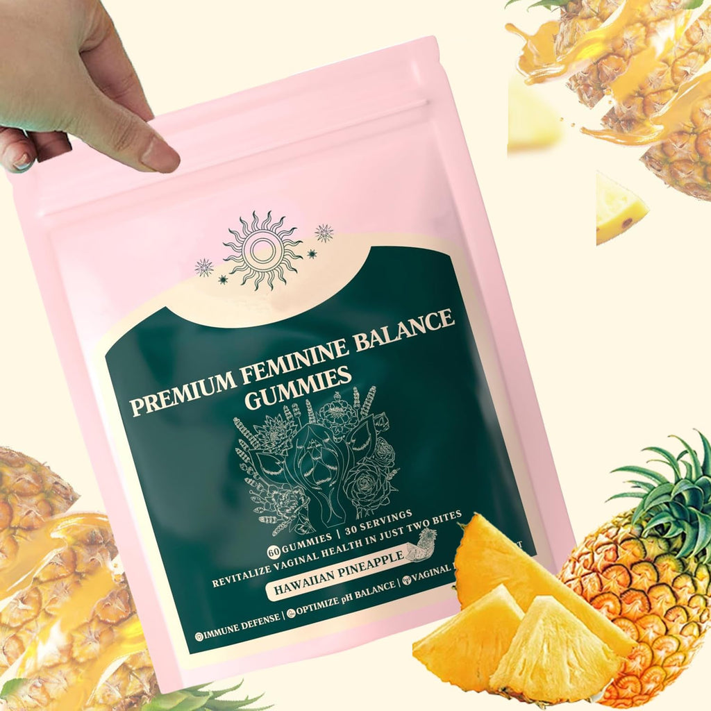 Feminine Balance Gummies "Bye Odor, Hello balance Ph (Pineapple Flavor)