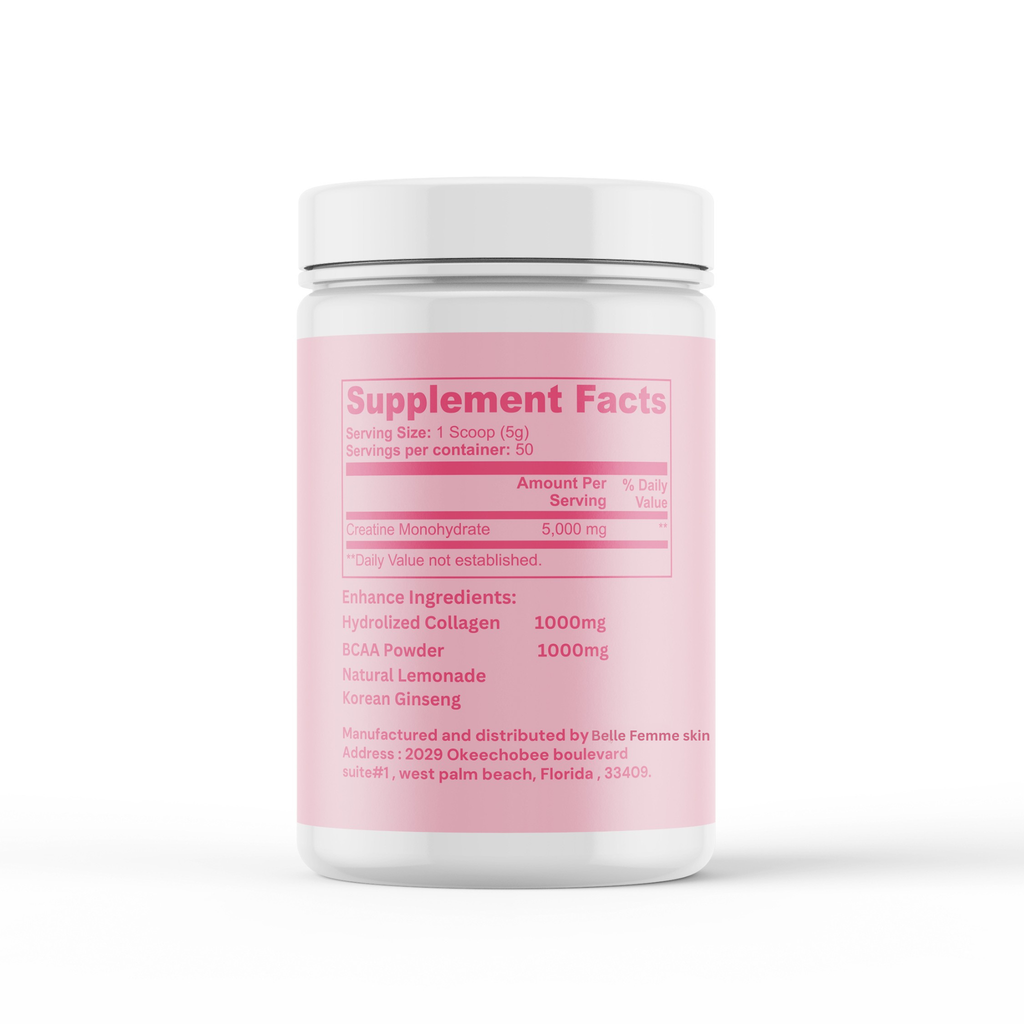His Loss "Booty Builder" Creatine for women | Muscle, Gut & Skin Supplement.